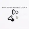 Fivela Mini Cabaça Colorida Diâmetro Interno 6mm Botão Cogumelo 3mm Fivela para Alça de Boneca BJD Acessórios de Roupa de Boneca Peças DIY