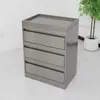 Gabinete de Herramientas para Barbería, Carrito de Herramientas para Salón de Peluquería, Gabinete para Cortar el Cabello de Peluquería, Estante de Almacenamiento, Gabinete con Espejo de Acero Inoxidable