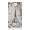 Tijeras de Belleza para el Hogar Personalizadas al por Mayor, Cortahilos, Cortadores de Bolsitas de Té, Tijeras para Plumas de Pájaro, Tijeras de Bordado Grabadas Vintage de Acero Inoxidable