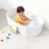 Banheira de Bebê, Mini Banheira Dobrável Infantil para Uso Doméstico, Banheira Pequena Quadrada, Portátil e Fácil de Guardar