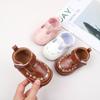 Zapatos Nuevos de Primavera y Otoño para Bebé de 0.1 Años Calzado Antideslizante para Niños Pequeños Zapatos Casuales de Estilo Retro con Flores Pequeñas de Moda Bmb4001