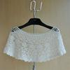 Estilo Nuevo 2024 Chal Calado Pequeño Chaleco de Punto para Mujer Verano Protección Solar Chaleco de Ganchillo Blusa Corta Versátil