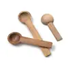 Cuchara de café, Sal, Glutamato monosódico (MSG), Condimento, Cuchara de madera pequeña, Cuchara redonda mini de madera de acacia, Mermelada, Miel, Cuchara pequeña, Hecho a medida
