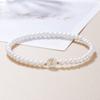 Simples imitação ins atacado pérola Coringa 26 moda elástico letra pulseira pulseira pérola pulseira feminina contas