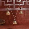Europeu e Americano Estilo Boêmio Street Bell Vintage Tassel Colar Brincos Set Colar Brincos Atacado
