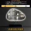 Espelho Iluminado Minimalista de Luxo Criativo Inteligente Espelho de Banheiro de Forma Irregular Espelho de Banheiro LED Gota d'Água Espelho de Arte