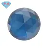 Huagang Gems Placa Triangular Redonda de Fondo Plano 199 # Anillo Estilo Pan de Corte Nano Rosa Cara Suelta