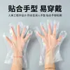 Guantes desechables de grado alimenticio, engrosados para uso doméstico, cocina, comedor y para llevar, guantes de plástico para teñir el cabello y protección contra aceite