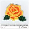 Processamento de bordado mais vendido bordado de rosa florzinha vermelha patch de tecido atacado patch de bordado fabricação de flores bordado computadorizado