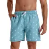 Comercio exterior Pantalones de playa de secado rápido para hombre a rayas estampado europeo y americano tela lavada bañadores transfronterizos talla grande shorts casuales