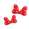 Lazo de Lunares de Peluche para Accesorios de Cabello DIY, Lazos para Almohadas, Calcetines para Zapatos, Accesorios para Bufandas, Pinzas para el Cabello Personalizadas