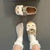 Lindas Pantuflas Cubre-dedos de Gato de Dibujos Animados para Mujer 2026 Hogar Moño Uso al Aire Libre Diseño 3D Pantuflas Antideslizantes Diarias