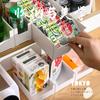 Caja de almacenamiento de joyas con explosiones transfronterizas, caja de almacenamiento para pendientes, caja de almacenamiento de mano, cajón a prueba de polvo, caja de joyería, fabricantes de origen, venta al por mayor