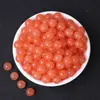 Venta al por mayor de calcedonia natural, ágata, vidrio de cristal, cuentas sueltas, materiales para accesorios de pulsera de manualidades DIY con abalorios hechos a mano