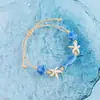 Pulsera de cerámica de Jingdezhen, nueva y que no se decolora, para estudiantes mujeres, pulsera de cuentas de estilo antiguo, pulsera de cerámica fresca y moderna