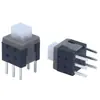 5.8*5.8 Interruptor de Botão de Pressão Chave Seletora Interruptor Tipo Push Auto-Travante (Sem Bloqueio) Adesivo de Prensagem Lateral Vertical
