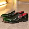 Sapatos Masculinos de Couro Transfronteiriços, Mocassins Slip-On, Sapatos Masculinos de Tamanho Grande para Negócios, Sapatos Masculinos Formais de Couro, Sapatos Masculinos de Alta Qualidade