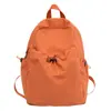 Mochila de Color Sólido para Estudiantes de Secundaria y Universidad, Bolsa Escolar de Gran Capacidad para Niños y Niñas, Mochila Deportiva para Exteriores y Senderismo, Casual y Versátil