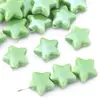 Estrella de Cerámica Estrella de Cinco Puntas Color Crema con Perlas DIY Joyería Hecha a Mano Pulsera Collar Cadena de Teléfono Móvil Accesorios Material