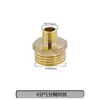 Adaptador Roscado de Acero Inoxidable Reductor Doble Rosca Macho Extensión Directa de 1/4 de Pulgada a 3/8 de Pulgada, 1/2 Pulgada, 3/4 de Pulgada a 1 Pulgada Accesorios para Tuberías de Agua