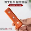 Mango de madera de peral para cuchillos domésticos, accesorios universales para mangos de cuchillos, guarda de cuchillo fijo de madera maciza de repuesto, mango de cuchillo hecho a mano con remaches