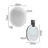 Molde de Yeso Aromaterapia Jazmín Clip para Salida de Aire de Coche Decoración de Coche Loto Colgante Molde de Silicona Hecho a Mano
