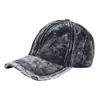 Boné de Baseball Liso em Jeans com Aba Curta, Estilo Outdoor, Personalizado, Lavado, Estilo Japonês, Proteção Solar, Vintage, para Mulheres e Homens