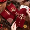 Envelopes vermelhos de inauguração, especiais para casas novas, suprimentos criativos para cerimônia de mudança, estilo 2026 personalizado, lembrancinhas