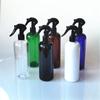 Garrafa plástica PET redonda de 500 ml com borrifador de névoa fina tipo spray com gatilho para as mãos frasco de spray desodorante de limpeza