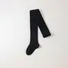 Calcetines para Niñas 2026 Otoño Nuevos Lisos con Raya Vertical Medias para Niñas Pequeñas y Bebés Medias de Capa Base