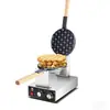 Máquina de Massa Folhada para Uso em Barraca Comercial, Máquina Elétrica de Waffle de Ovo Quente, Frigideira Antiaderente, Equipamento para Lanches, Venda Direta do Fabricante, Sanduicheira