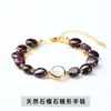 Pulsera de Amatista con Cuentas de Transferencia de Forma Jingdong Jewelry Temperamento de Niña Púrpura Qi Este a la Moda Pulsera Joker Venta al por Mayor