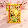 Série Original de Lanternas Luminosas do Panda de Chengdu Ímãs de Geladeira de Metal com Padrão de Panda Estilo Chinês Presente Cultural e Criativo Adesivos Magnéticos