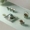 Taza de Té Personal de Cerámica con Flor de Narciso Pintada a Mano para Mujeres - Taza de Cata de Té de Alto Valor