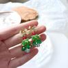 Novo Versátil Feito à Mão Contas Laço de Árvore de Natal Estrela Brincos de Feriado Clipe de Orelha Brincos de Natal Joias Atacado