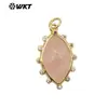 WT-P1975 Retro Clásico Forma de Ojo Borde de Circonita Piedra de Color Collar Pulsera Accesorios para Niña