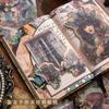 Série Retro Gothic Material Papel Decorativo Manual Colagem Fundo Papel de Apoio Antiaderente Manual Criativo Papel Post-it