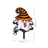 TYU200-2.14 millones Calabaza fantasma de Halloween bruja gato enchufe de jardín para suelo enchufe de decoración festiva para jardín cementerio