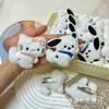 Serie de Animales Lindos de Dibujos Animados Otoño e Invierno Muñeco Grande de Peluche Sanrio Panda Conejo Cachorro Pasador para el Cabello Infantil