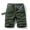Macacão Curto Masculino Novo de Verão Casual Solto Calça Reta Calças de Marca Tendência Homens Senso Avançado Roupa Masculina Simples