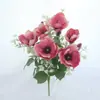Enfeites para Decoração de Casa, Flores de Magnólia Simuladas, Mesa de Jantar, Mesa de Centro, Decoração Pastoral, Buquês Artificiais, Flores Pequenas para Casamento