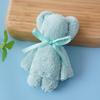 Toalha de Urso com Acabamento em Veludo Coral, Cor Sólida, Toalha de Rosto Absorvente, Presente de Casamento, Presente para Madrinha, Toalha Suave para Casa e Beleza
