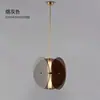 Lámpara de techo pequeña de cristal creativa posmoderna para mesita de noche, lámpara de araña artística para sala de estar, modelo de diseñador, habitación, dormitorio, pasillo
