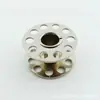 Suministro directo del fabricante: Carrete de Hilo para Máquina de Coser Doméstica Vintage, Núcleo Enrollador de Metal, Caja Modelo Clásico Vintage Niquelado