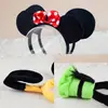 Diademas de Halloween para Cosplay Infantil Mickey Minnie Goofy Pluto Diademas para Accesorios de Disfraz de Performance para Niños