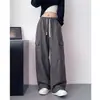 Pantalones de trabajo de algodón puro de moda estilo americano, a juego estilo pareja, nueva colección primavera/otoño, casual y deportivo, corte holgado, diseño de pierna recta