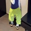 Conjunto de Roupa de Primavera para Meninas 2026 Novo Estilo Popular Este Ano Mais Vendido Super Bonito Colete Azul Calça Casual Verde Infantil