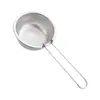 Escumadeira de Aço Inoxidável para Uso na Cozinha Doméstica, Rede de Filtro Espessada para Macarrão, Fritura, Escorrer Óleo, Cabo Dobrável, Escumadeira para Panela Quente de Carne