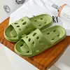 Pantuflas de Hotel para el Hogar 2024 Agujero para Fugas de Agua Pantuflas de Baño para Mujer Verano Ducha Secado Rápido Antiolor Pareja Pantuflas Suaves Elásticas para Hombre