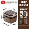 Cubo de Té Transparente Cubo para Residuos de Té Tamaño Pequeño para el Hogar Cubo de Té Cubo para Agua Residual de Mesa de Té Cubo de Drenaje para Bandeja de Té Cubo de Separación Seco y Húmedo